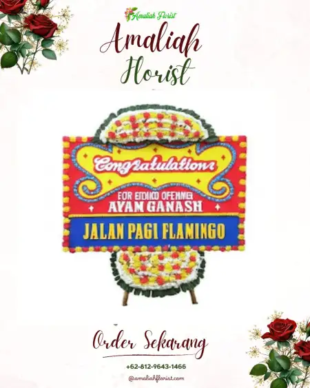 Sewa Papan Bunga Karangsekar